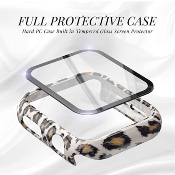 FLAPI Leopard Protective Case Compatible with Apple Watch Series 6/5/4/SE - Picture 3 of 3